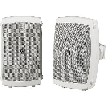 yamaha ns-aw150wh 2-way indoor/outdoor speakers (pair, white)