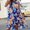 Navy, variant on HKEJIAOI Casual Dresses for Women Birthday Dress Summer Round Neck Sleeveless Short Front Short Back Long Hem Print Casual Loose Dress Navy Sales Clearance
