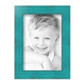 thumbnail image 2 of ArtToFrames 7" x 10" Turquoise Picture Frame, 7x10 inch Blue Wood Poster Frame (WOM-4588), 2 Pack, 2 of 7
