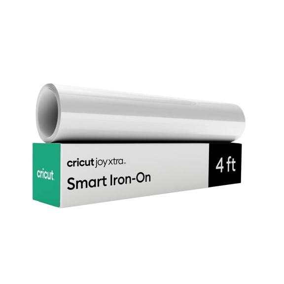 Cricut Joy Xtra Smart Iron-On Heat Transfer Vinyl Roll, White HTV, 9.5 in x 4 ft