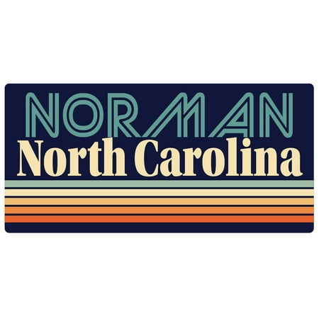

Norman North Carolina 5 x 2.5-Inch Fridge Magnet Retro Design