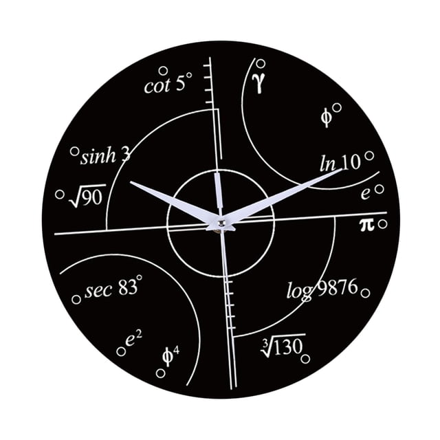 Reloj de pared grande silencioso sin tictac de 12 pulgadas, silencioso y sin tictac, decorativo para Parábola