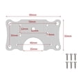 thumbnail image 2 of Placa de reparación de bisagras Kit de herrajes de montaje para paneles de cajones y puertas de armarios, 2 of 6