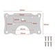 thumbnail image 4 of Placa Reparación Bisagras Paneles Cajón Puerta Gabinete Kit Hardware Reparación Montaje, 4 of 5