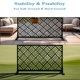 thumbnail image 5 of Yeshouse Biombo de acero galvanizado de alta resistencia, panel de cerca de 183 x 119 cm, divisor decorativo resistente a la intemperie y enrejado para plantas, ideal para patio y jardín, 5 of 8
