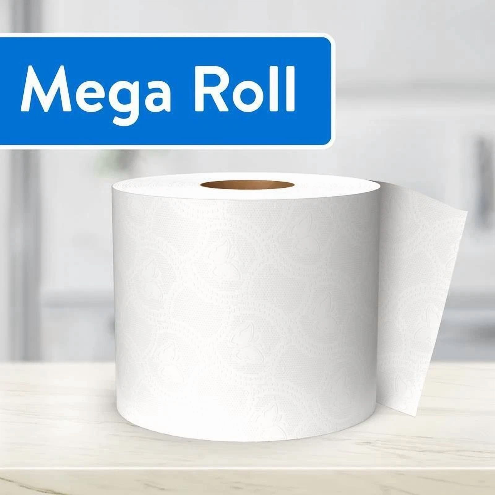 OZEA -Soft Strong 2-Ply Toilet Paper Mega Roll 12 Count Septic Safe Absorbent Domestic