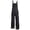 A-Black542, variant on XIAONU Men's Insulated Snow Bib Overalls - Water-Resistant Nylon Loose-Fit Full-Zip Winter Ski Work Trousers