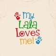 thumbnail image 4 of Inktastic My Lala Loves Me Grandchild Boys or Girls Baby T-Shirt, 4 of 5