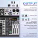 thumbnail image 3 of Mezclador de audio ALPOWL de 8 canales con 16 DSP USB Bluetooth +48V, 3 of 9