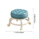 thumbnail image 3 of Taburete giratorio con ruedas de plástico para el hogar, taburete bajo para sala de estar, asiento móvil, taburete de plástico, 3 of 6