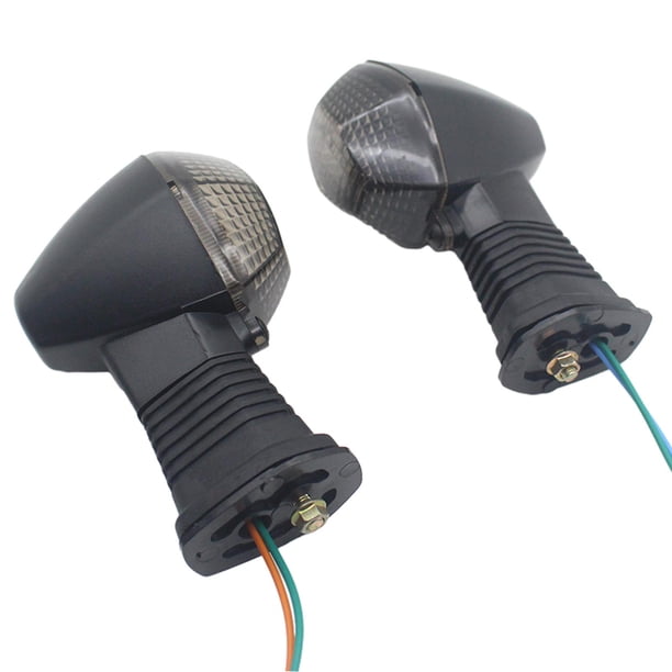 2 piezas luces LED de señal de luces de señal de para cicleta luces de posición lateral de cicleta duraderas para DL 650 Negro