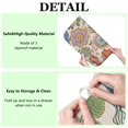 thumbnail image 6 of Washable and reusable dish drying mat 16x18 Inch with boho floral prints, made from soft microfiber to protect surfaces and speed up dish drying, 6 of 7