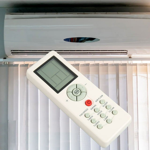 Control Remoto De Aire Acondicionado, Reemplazo Del Controlador De Aire Acondicionado ABS Ligero Con Batería Para Aire Acondicionado