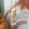 thumbnail image 3 of Water Bottle Antlers Shape Cartoon Print with Straw and Backing Strap Water Jar, 3 of 6