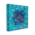 thumbnail image 4 of Stupell Industries Blue Geometric Collage Abstract Painting Gallery Wrapped Canvas Art Print Wall Art, 30 x 30, 4 of 8