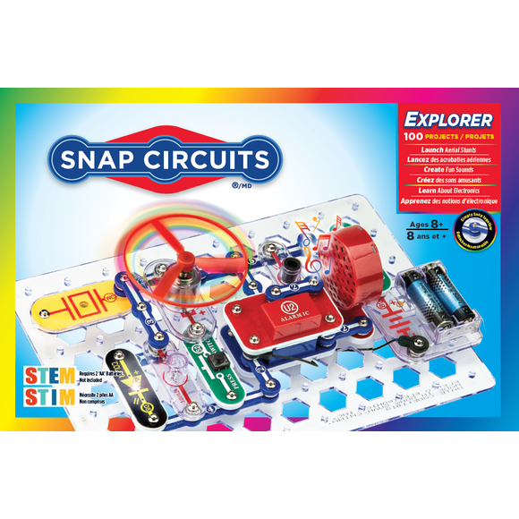 Snap Circuits® Science STEM Electronics Junior 100 (SC100FR) Plus de 100 projets !