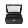 thumbnail image 4 of Watch Display Storage Case, Jewelry Display Drawer Case Watch Display Storage Box Exquisite Appearance With Transparent Lid For Women For Men For Storing, 4 of 8