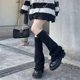 thumbnail image 5 of Light gray Jk Socks Jk Stocking Calentadores de piernas de lolita Calcetines holgados y holgados Calcetines hasta la rodilla de lolita, 5 of 5