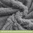 thumbnail image 6 of Thick Warm Blankets for Winter, Winter Blanket Soft Warm Solid Color Double Layer Sheep Blanket Nap Blanket 39.37x59.05in, 6 of 6