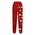 thumbnail image 5 of QATAINLAV Red Pajama Pants Women St. Patrick's Day Baggy Cinch Bottom Sweatpants Casual Drawstring Joggers Pant with Pockets, 5 of 6