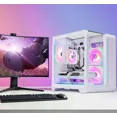 thumbnail image 3 of Hoengager Astral Mini Gaming PC -AMD Ryzen 7 7700 8-Core 3.8 GHz-RTX 5060 8GB -32GB DDR5 RAM RAM-1TB PCIe SSD-RGB Fans-Windows 11 Desktop Computer, 3 of 7