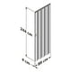 thumbnail image 3 of Puerta Plegable Universal Mediana 88x244 cm, Ancho y altura ajustable Playcon, 3 of 8