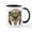White/Black Inside, variant on CafePress - Red Tail Hawk Dreamcatcher Mug - 11 oz Ceramic Mug - Novelty Coffee Tea Cup