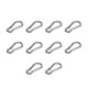 thumbnail image 4 of Snap Hook, Safety Buckle Carabiner Clip 10Pcs Stainless Steel Wide Application Easy Release Durable For Hiking ANGGREK Otros, 4 of 8