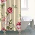 thumbnail image 5 of Waterproof Pioneer Shower Curtain 72x84 Inch Polyester Unique Cute Floral Shower Curtain for Bathroom Hotel Home Decor with 12 Plastic Hooks, 5 of 5