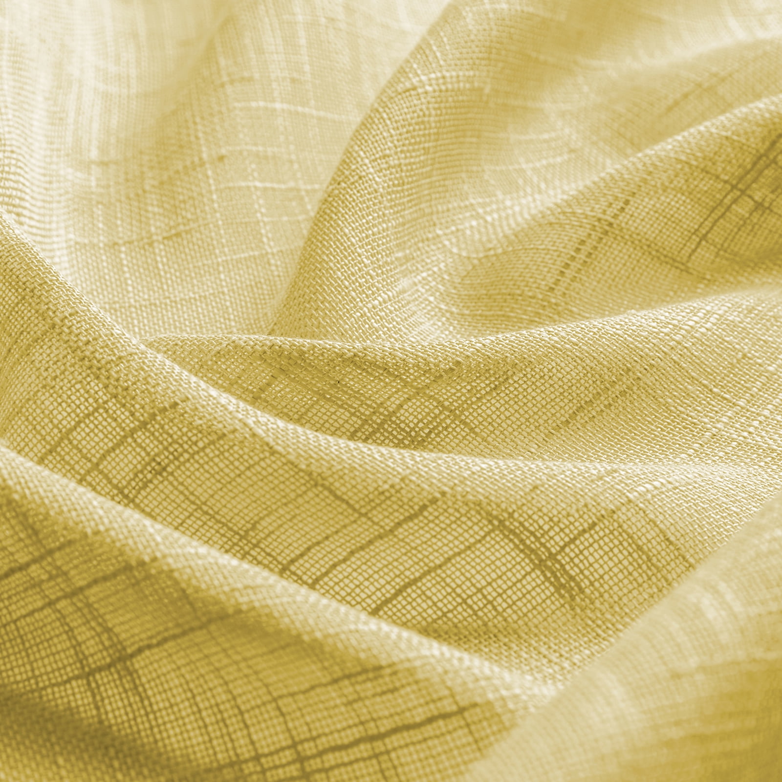 Lapalife 2 Panels Short Sheer Curtains, Rod Pocket Farmhouse Kitchen Curtains Cafe Curtains for Small Windows, Short Sheer Tier Curtains for Kitchen, Cafe, 25"x 25", Ginger