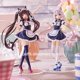 thumbnail image 2 of 17cm desfile Nekopara vainilla Low Cut Sexy figura de chica de animé vainilla Chocola figura de acción de muñeca coleccionable en miniatura Juguetes Gong Bohan LED, 2 of 2