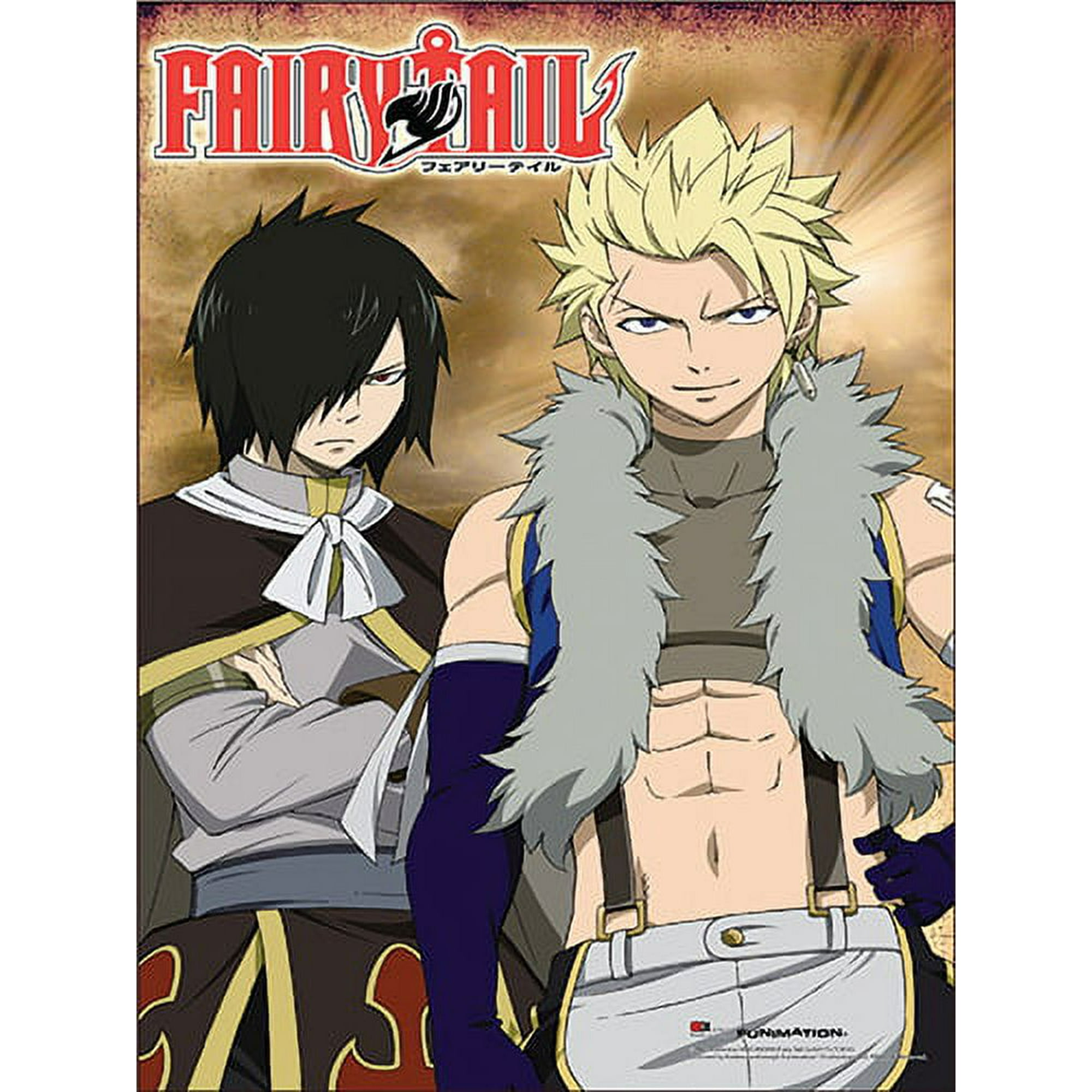 Paper Poster - Fairy Tail - Twin Dragons Sabertooth Wall Art