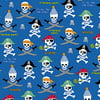 Pirate Party Skulls Gift Wrapping Paper Roll - 24" x 15'