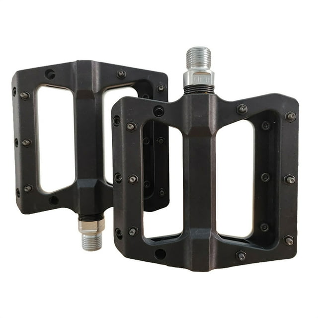 Pedales de bicicleta Advancent 2 piezas rodamiento sellado de 9/16 pulgadas accesorio de plataforma de ciclismo color negro