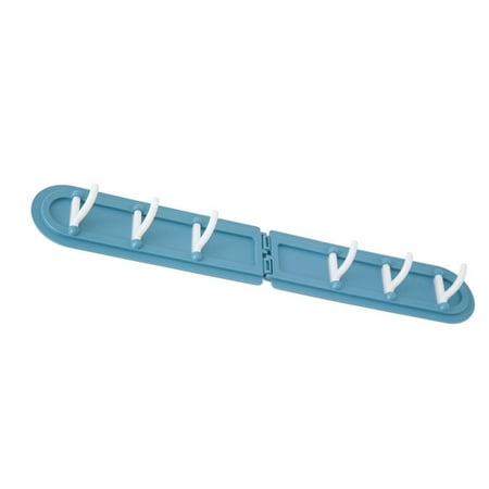 

Happon 1 Pack Corners Hooks Foldable Wall Mounted Coat Hook Adhesive Wall Hook for Home Kitchen Bathroom (Blue)