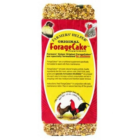 UPC: 0018222003051 | C And S Farmers Helpers Original Foragecake Supplement 13 Ounce Poultry CS08305