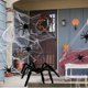 thumbnail image 4 of Home Times - Decoración de araña gigante de Halloween (29,53 pulgadas), accesorio plegable y peluda para Halloween, araña negra espeluznante para decoración de interiores, casas y jardines., 4 of 5