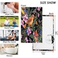 thumbnail image 3 of Dreamtimes Birds and Flowers Ultra Soft 2 PCS Towel Set, Highly Absorbent Hand Towels 16 x 28 Inch Cotton Towels for Bathroom Hotel Gym Travel, Ideal for Daily Use, 3 of 7