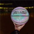 thumbnail image 3 of Wosthever Baloncesto holográfico Baloncesto reflectante brillante Baloncesto luminoso NO.7 para deportes nocturnos Regalos para niños Deportes y aire libre negro reflectante Wosthever OD010143-01, 3 of 6