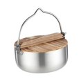 thumbnail image 1 of tamizeot Outdoor Camping Pot Lightweight Portable Essential For Hiking Picnic Backpacking Fishing Home Office Cooking Practical, 1 of 6