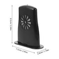 thumbnail image 2 of OULII 4Pcs Black ABS Plastic Guitar Sound Hole Humidifiers for Preventing Cracking in Dry Weather, 2 of 8