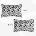 Balery Black White Halloween Bedding Queen Pillow Cases Envelope