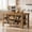 Brown, variant on Fnova 55" Kitchen Island with Storage, Farmhouse Wood Kitchen Storage Cabinet, Large Stationary Island Table for Kitchen Dining Room, Brown