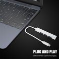 thumbnail image 4 of MasteelfCA 1pc Aluminium Alloy USB Hub Office Laptop 4 Ports Expansion Transfer Adapter, 4 of 7