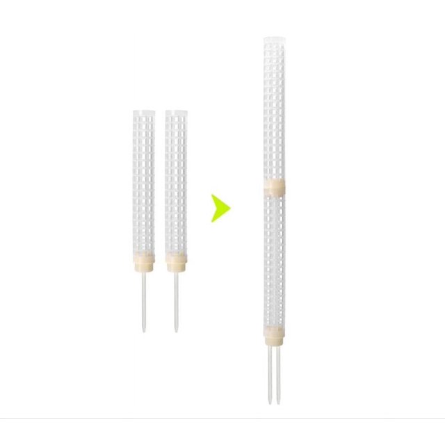 Varilla para musgo, pequeña varilla para musgo de plástico para plantas y plantas trepadoras.