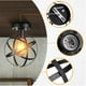 thumbnail image 5 of Lámpara colgante de jaula de metal industrial Perfecl vintage para cocina granja barra, 5 of 8