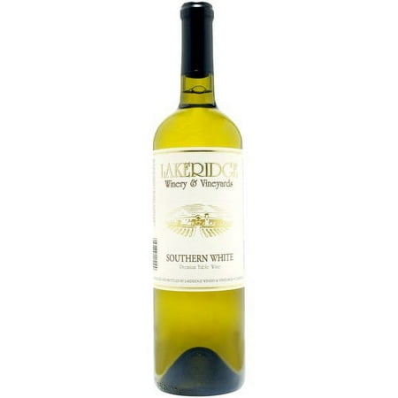 Lakeridge Winery & Vineyards Southern White Premium Table Wine, 750 mL