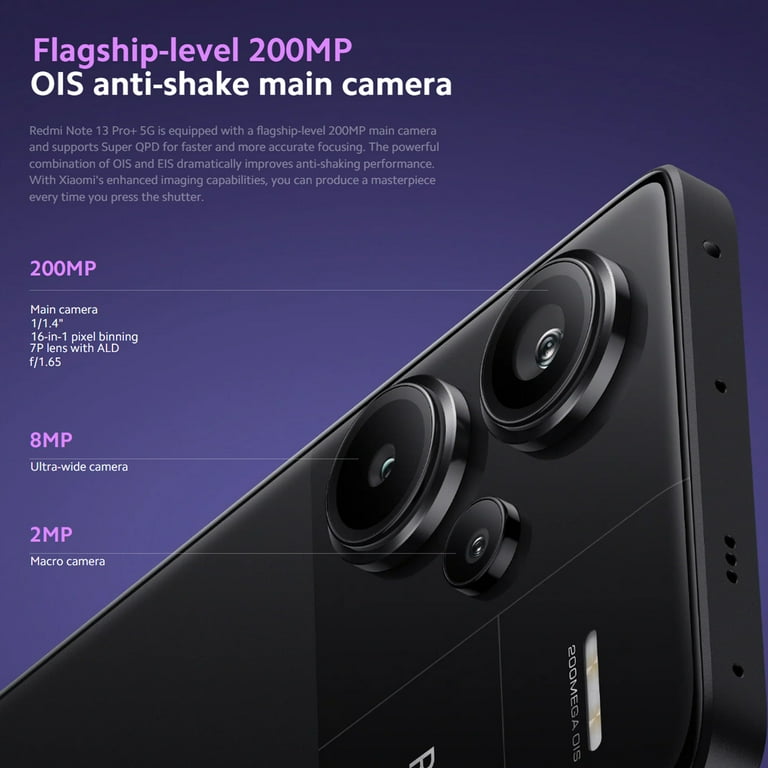 Xiaomi Redmi Note 13 PRO+ Plus 5G, 4G LTE, 512GB, 12GB, 6.67 Xiaomi Redmi Note 13 PRO+ Plus 5G, 4G LTE, 512GB, 12GB, 6.67