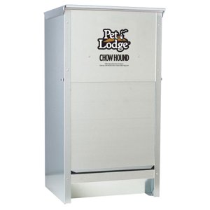 Pet Lodge Chow Hound Automatic Steel Dog Feeder