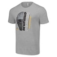 thumbnail image 2 of Men's Starter Heather Gray Pittsburgh Penguins Half Helmet Logo T-Shirt, 2 of 3